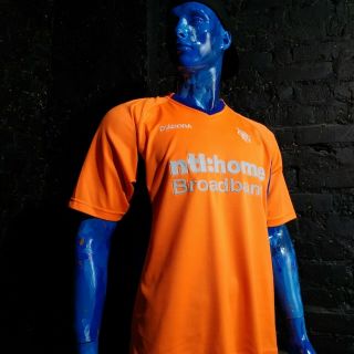 Rangers Jersey Away Football Shirt 2002 - 2003 Diadora Orange Mens Size M