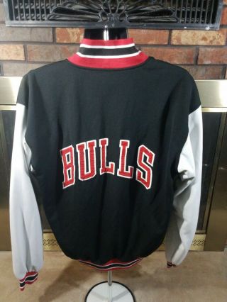 Vintage Chicago Bulls Nba Basketball Letterman Varsity Jacket Mens Size Medium