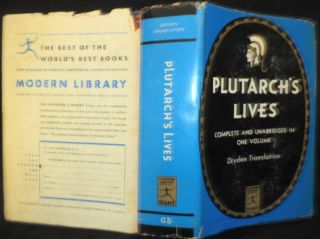 2 Modern Library Giant Classic Books Plutarch 