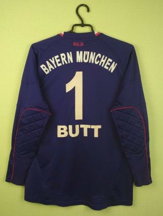 Bayern Munich Shirt 1 Butt 2010/2011 Goalkeeper Adidas Football Boys Xl 15 - 16y.