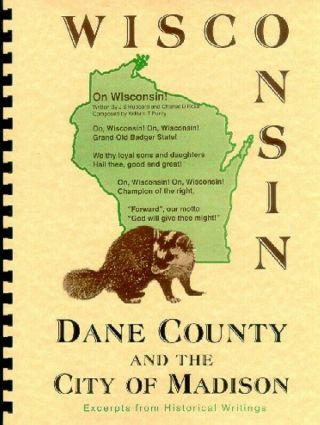 Wi Dane County Wisconsin Madison Montrose 1877 History W/great Illustrations Rp