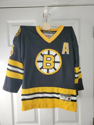 Ccm Bobby Orr 75 - 76 Boston Bruins Heroes Of Hockey Youth Team Jersey S/m