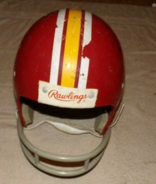 Vintage Washington Redskins Rawlings Football Helmet 2 - Bar Facemask Size M