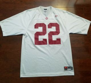 University Of Alabama Crimson Tide Mens Nike 22 Football Jersey Size M White