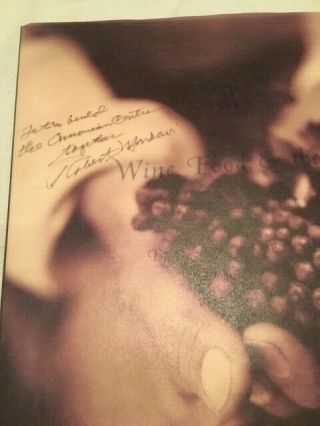 Robert Mondavi Signed Wine,  Food & The Arts Vol 1