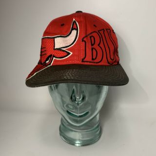 Vintage Starter Chicago Bulls Big Logo Snapback Hat 2
