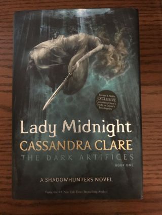 Cassandra Clare Lady Midnight Signed 1st/1st Hc/dj 2016 Mcelderry