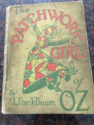 The Patchwork Girl Of Oz By L Frank Baum 1913 W/color And B&w Illustrations