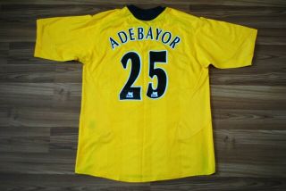 Arsenal London 2005/2006 Away Football Shirt Jersey Adebayor 25 Size Large Rare