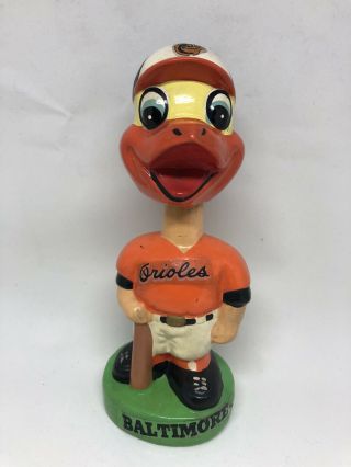 Vintage 1970’s Baltimore Orioles Bird Mascot Bobblehead