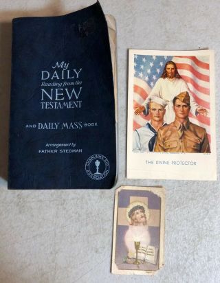 1941 My Daily Reading From The Testament Daily Mass Father Stedman,  Bonus