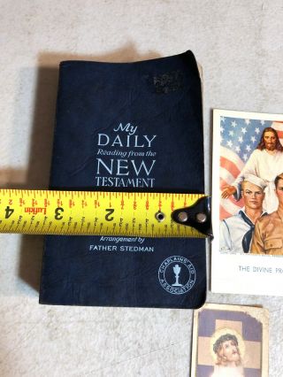 1941 My Daily Reading from the Testament Daily Mass Father Stedman,  Bonus 2
