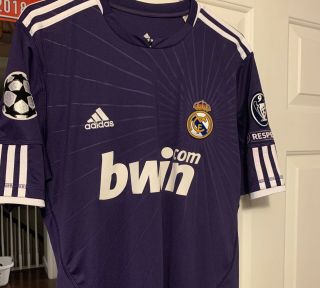 Adidas Real Madrid Ozil Third Jersey / Shirt 2010 - 11 Sz M
