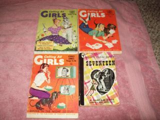 3 Vintage Calling All Girls Stories Comics,  Booth Tarkington 