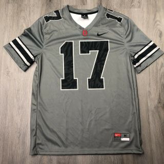 2017 Nike Ohio State Buckeyes Football Gray Alternate Jersey Ncaa Size Medium M