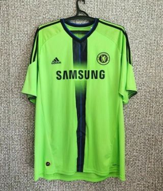 Chelsea Fc 2009 2010 Football Soccer Jersey Shirt Training Top Adidas Size 2xl