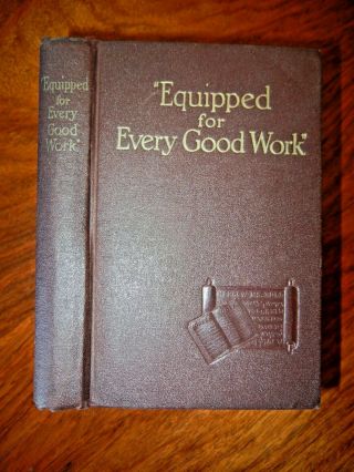 1946 " Equipped For Every Good Work " Watchtower With Counsel Slip