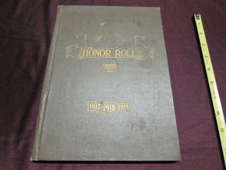 Crawford County Wisconsin Honor Roll,  1917 - 18 - 19,  Incl Names & Records Re Wwi
