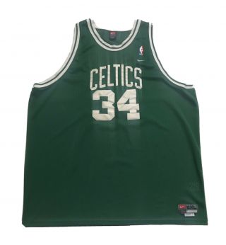 Vintage Authentic Nike Team Paul Pierce Boston Celtics Basketball Jersey 5xl