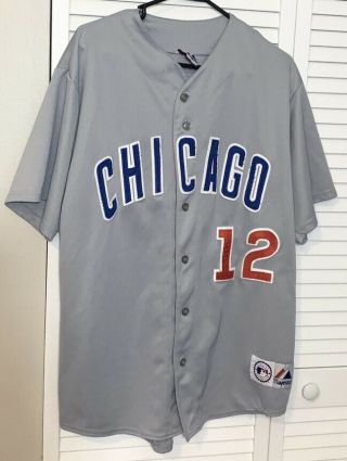 Alfonso Soriano Chicago Cubs Mlb Gray Authentic Majestic Jersey Mens L