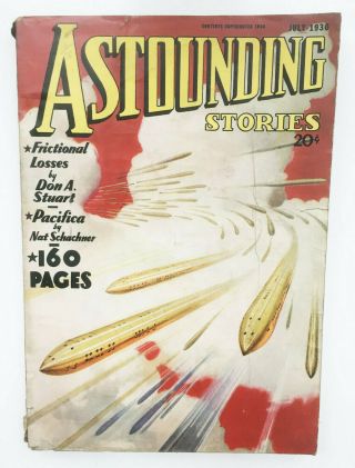Vtg Pulp Astounding Stories July 1936 John W Campbell Jr (don A Stuart)