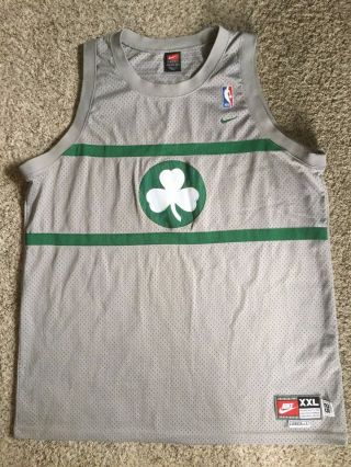 Vtg Nike Paul Pierce Boston Celtics Jersey Swingman Throwback Nba Sewn Sz Xxl