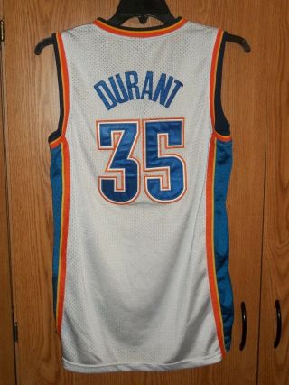 Adidas Nba Authentics Kevin Durant Oklahoma City Thunder Jersey Size 50