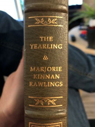 vintage 1983 The Yearling By Marjorie Kinnan Rawlings,  The Franklin Library 2