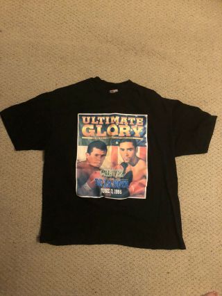 Vintage 1996 Boxing Shirt Oscar De La Hoya Julio Caesar Chavez Size Xl World Cha