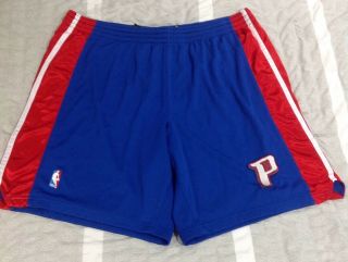 Authentic Nba Pro Cut Detroit Pistons Shorts Size 46,  2 Maurice Evans