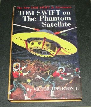Tom Swift On The Phantom Satellite 9 Victor Appleton Ii G&d 1956 Never Read Pc