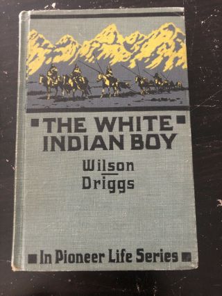 The White Indian Boy By Wilson Driggs 1919 Hardback