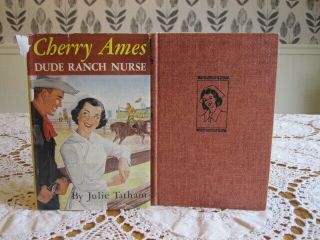 Cherry Ames - Dude Ranch Nurse 14 1953 Hc/dj Yellow Spine 1st Edition