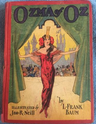 Ozma Of Oz 1907 L.  Frank Baum Oz Series Reilly & Lee Vintage Children 