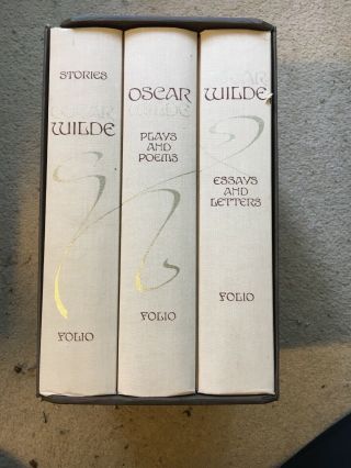Folio Society,  Oscar Wilde,  3 Volumes,  1997,  Illustrated