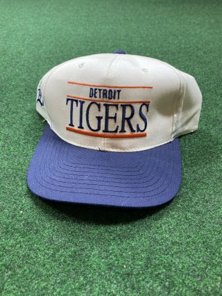 Detroit Tigers Mlb Vintage Authentic Annco Adult Snapback Hat