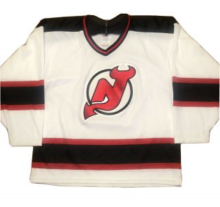 Vintage Nhl Jersey Devils Ccm Maska Hockey Jersey Sz Large Blank