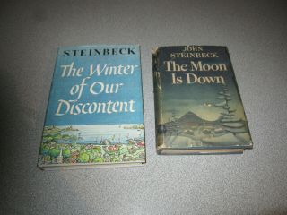 John Steinbeck The Moon Is Down 1st/ The Winter Of Our Discontent /1st