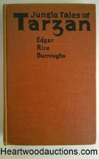 Jungle Tales Of Tarzan By Edgar Rice Burroughs J.  Allen St.  John Art