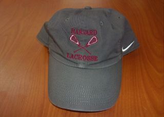 Nike Harvard University Crimson Lacrosse Ivy League Authentic Cotton Twill Hat