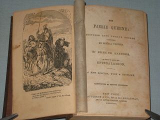 1856 Book The Faerie Queene By Edmund Spenser