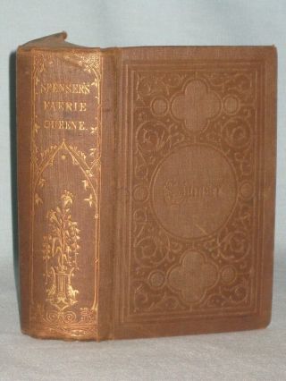 1856 BOOK THE FAERIE QUEENE BY EDMUND SPENSER 2
