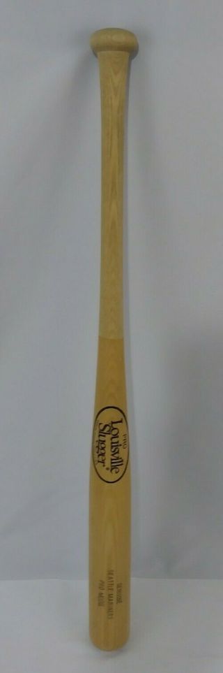Seattle Mariners Sga Louisville Slugger Pro Model Wood Baseball Bat 30 "