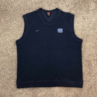 North Carolina Tar Heels Nike Team Vest Unc Chapel Hill Ncaa Men 