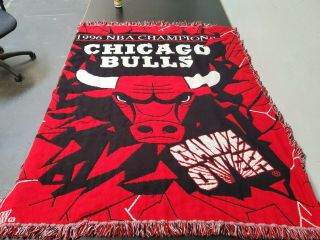 Collectors Nba 1996 Chicago Bulls Champions Throw Blanket The Northwest Company