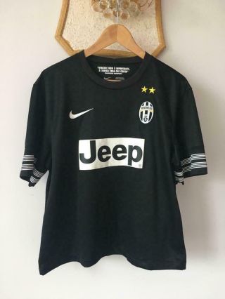 Juventus Italy 2012 2013 Away Football Soccer Shirt Jersey Nike Black Maglia (s)