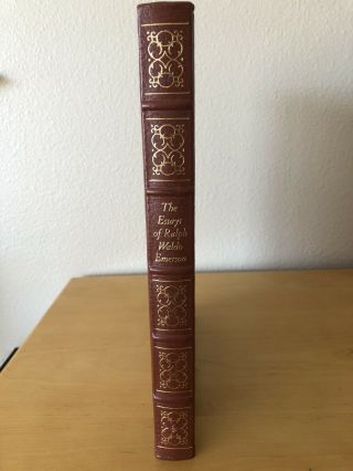 The Essays Of Ralph Waldo Emerson Easton Press Leather Bound Hard Cover