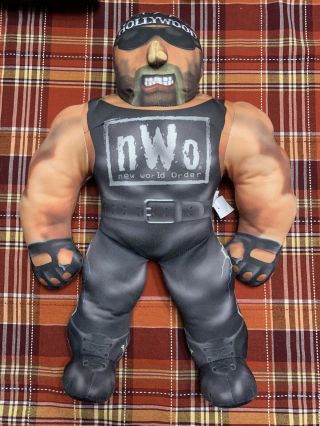 Hollywood Hulk Hogan Wcw Bashin Brawlers 21 " 1998 Talking Plush Doll Nwo