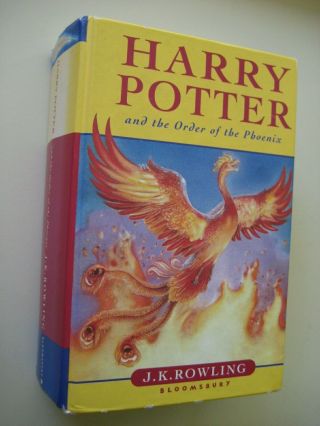 Rowling,  Jk,  Harry Potter And The Order Of The Phoenix Ist Uk Bloomsbury Edition