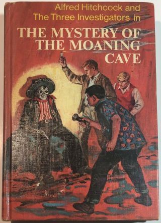 Vntg Hitchcock Three Investigators: Mystery Of The Moaning Cave 1st Ed 1968